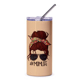 #MomLife Graphic Design Double-Walled Stainless Steel Tumbler Product